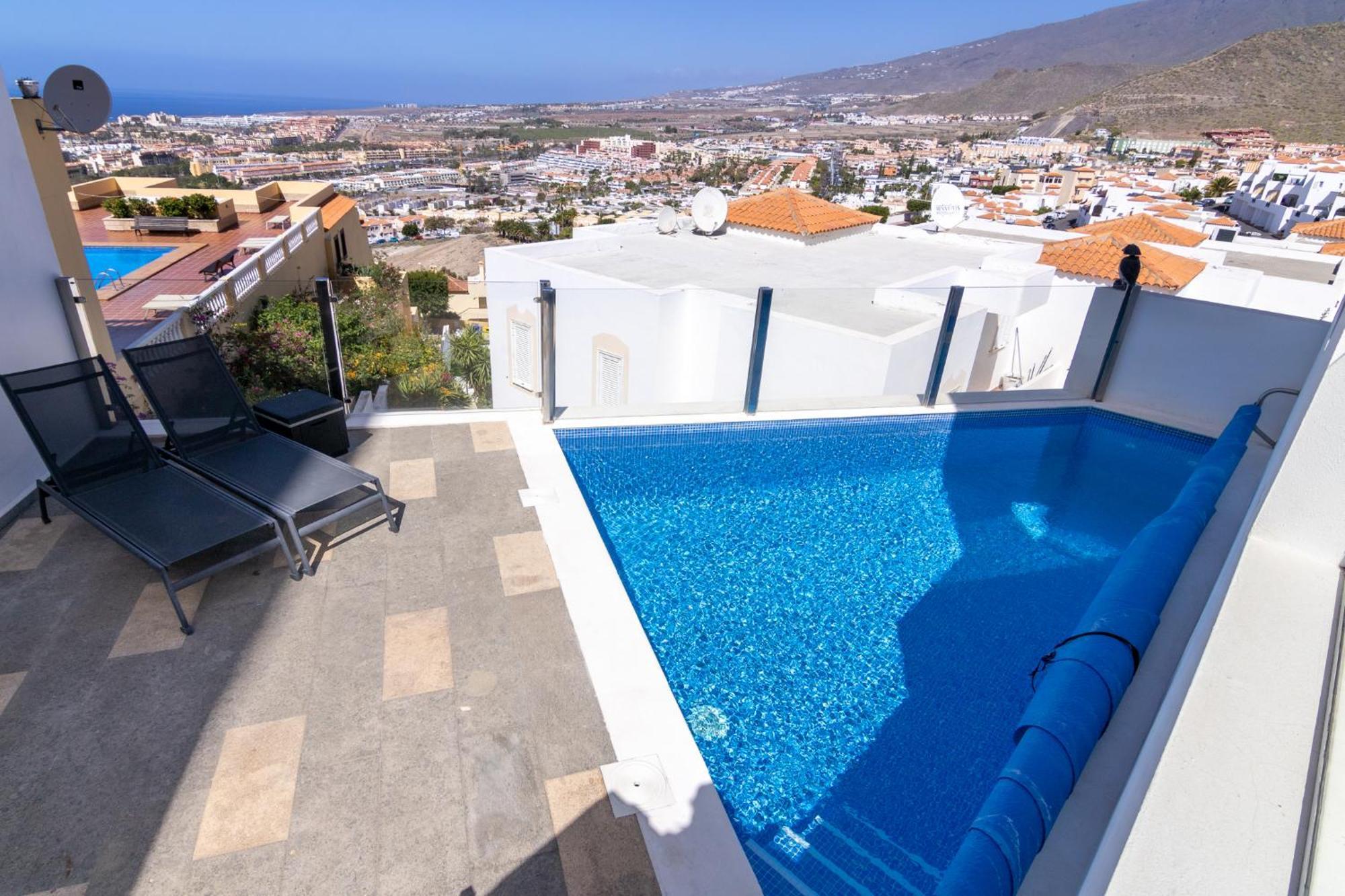 Вилла Mirador Balcon Del Atlantico Y Piscina Privada Адехе Экстерьер фото