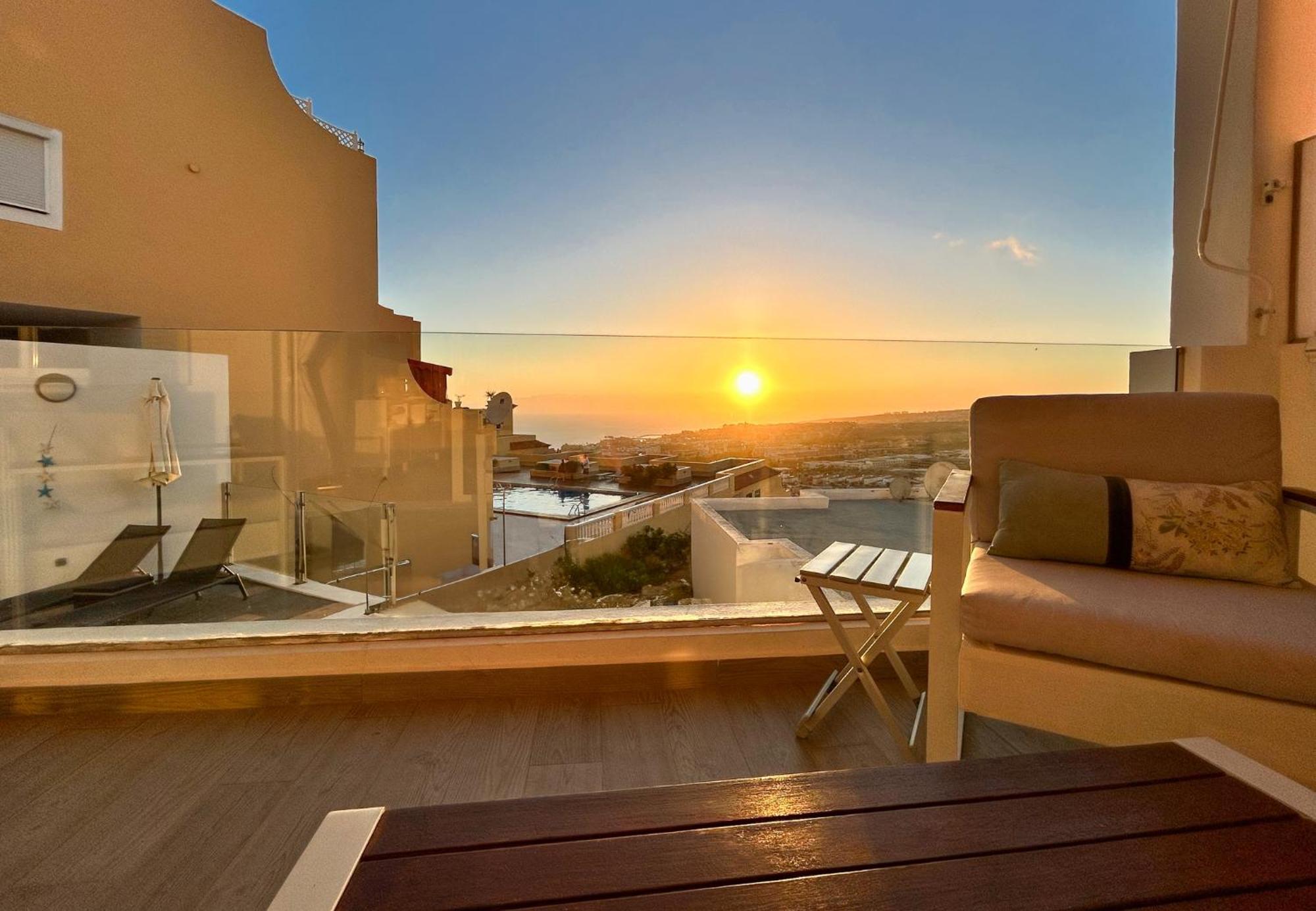 Вилла Mirador Balcon Del Atlantico Y Piscina Privada Адехе Экстерьер фото